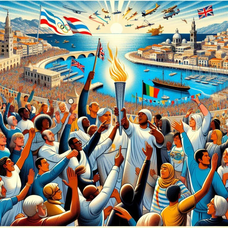 Marseille se prépare pour une série d&rsquo;événements festifs menant à l&rsquo;arrivée de la torche olympique le 8 mai dans le cadre des JO 2024