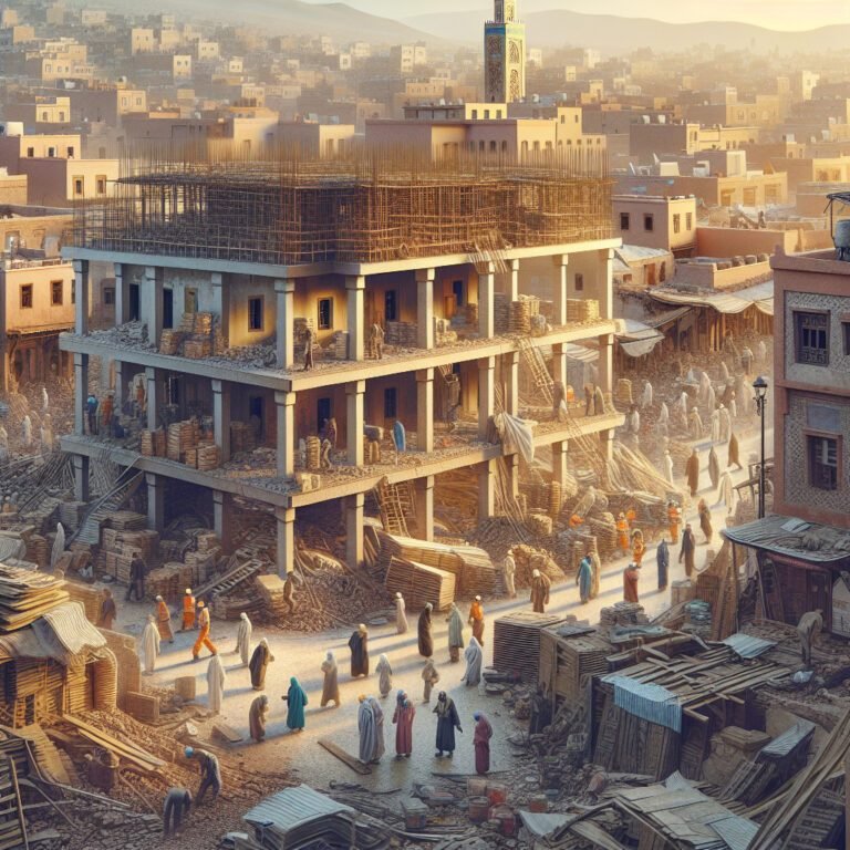 Rétablissement après le séisme: six mois plus tard à Marrakech, au Maroc