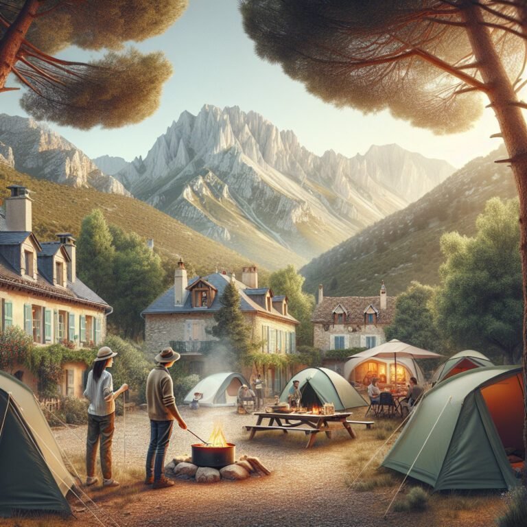 Sauvegarder la tradition du camping à Valensole, dans les Alpes