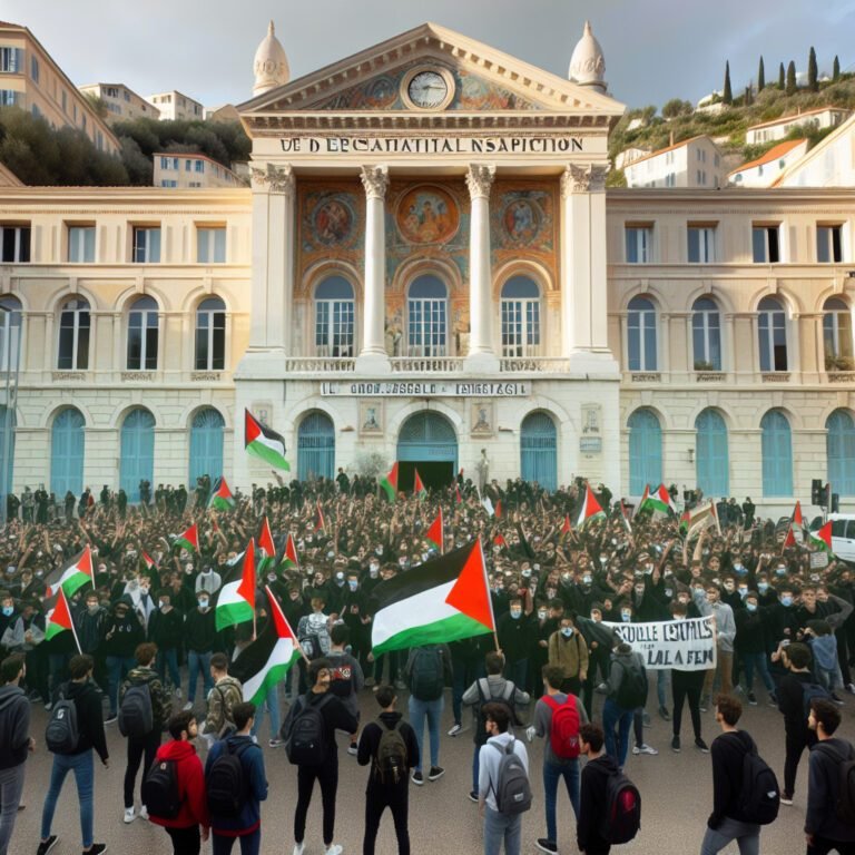 Sciences Po Menton rétablit ses activités après une manifestation d’étudiants pro-palestiniens