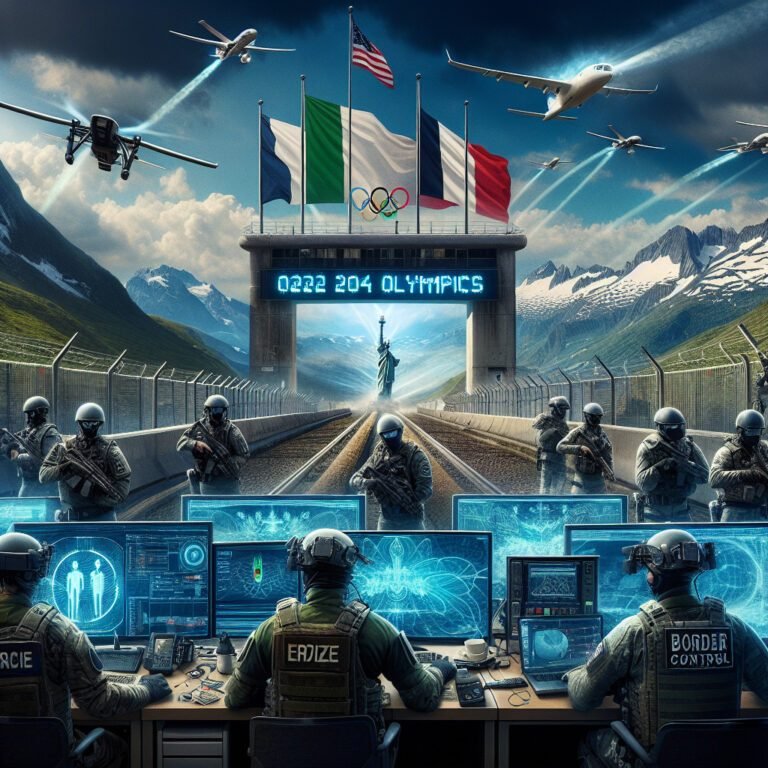 Surveillance renforcée à la frontière franco-italienne lors des JO 2024