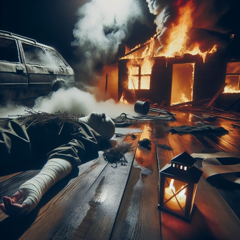 Tragédie : Une personne grièvement blessée suite à un incendie tragique