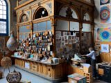 Transformation d'un ancien relais de poste en une galerie d'art à Entrevennes