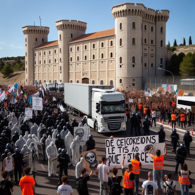 Blocage des prisons en Paca suite à l&rsquo;attaque d&rsquo;un fourgon pénitentiaire dans l&rsquo;Eure