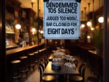 Contraint de Silence: Le Bar Jugé Trop Bruyant Ferme Pour Huit Jours