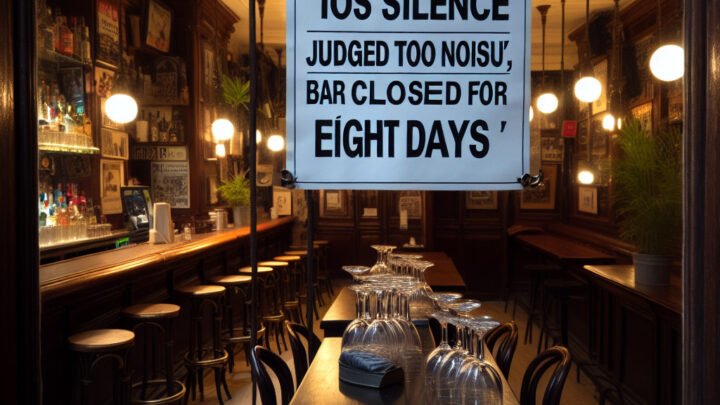 Contraint de Silence: Le Bar Jugé Trop Bruyant Ferme Pour Huit Jours