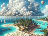 Découverte de Canua Island, la plage flottante au coeur des débats