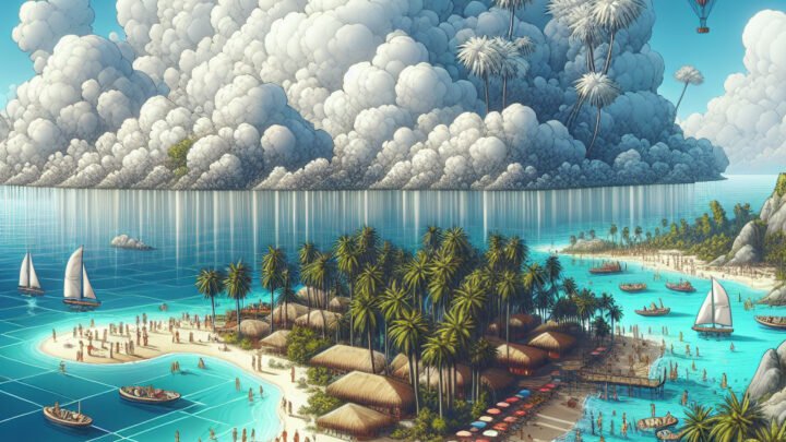 Découverte de Canua Island, la plage flottante au coeur des débats