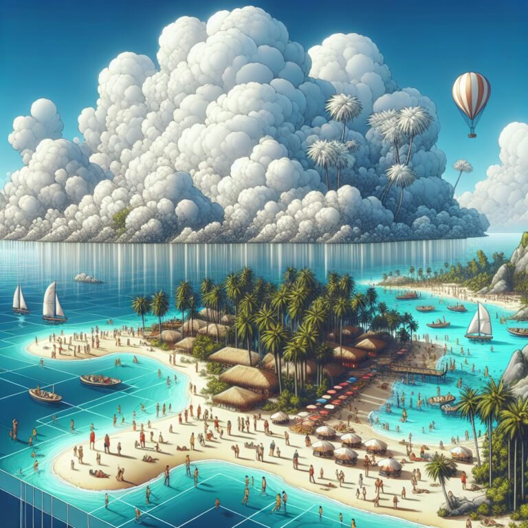 Découverte de Canua Island, la plage flottante au coeur des débats