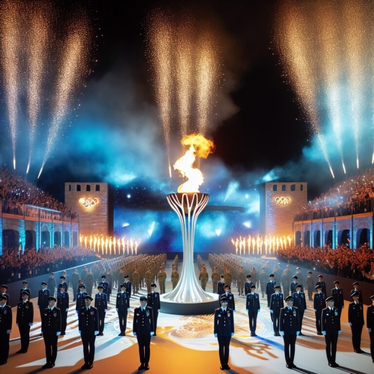 Incident à Manosque avec l’allumage du chaudron de la flamme olympique #jo2024