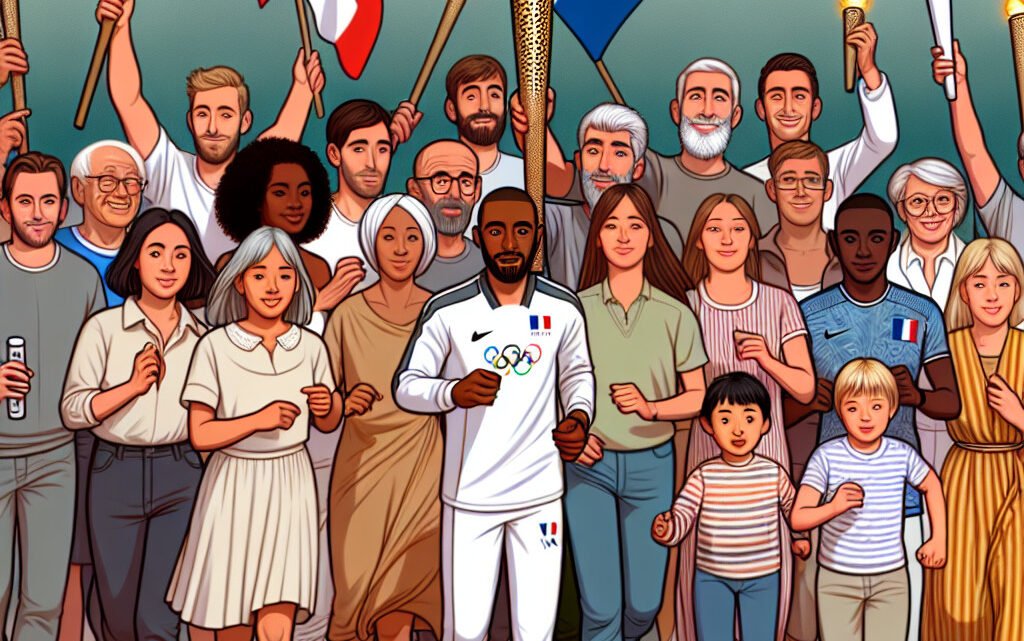 Les relayeurs varois portent la flamme olympique avec passion et diversité d’âge Les relayeurs varois portent la flamme olympique avec passion et diversité d’âge