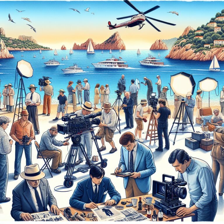 Meurtres en coulisses: l&rsquo;enquête au cœur d&rsquo;un tournage sur les îles de Lérins