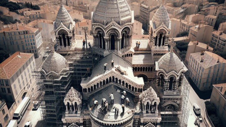 Restauration de la basilique Notre-Dame de la Garde à Marseille