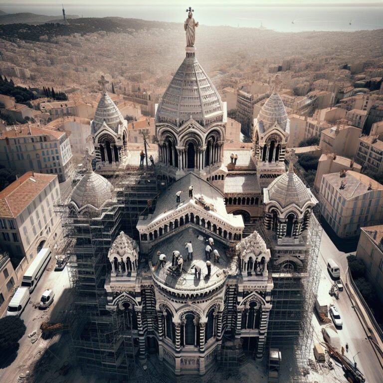 Restauration de la basilique Notre-Dame de la Garde à Marseille
