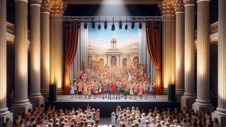 Spectacle des élèves au Palais Nikaïa de Nice