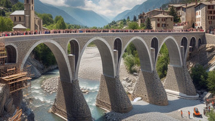 Tende se renouvelle avec l’inauguration du pont des 14 Arches