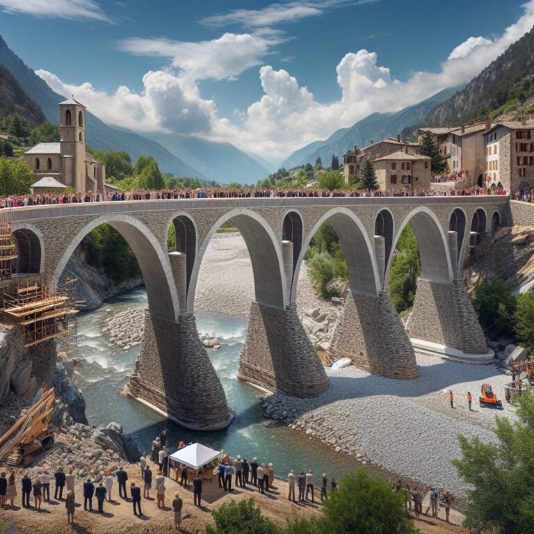 Tende se renouvelle avec l’inauguration du pont des 14 Arches