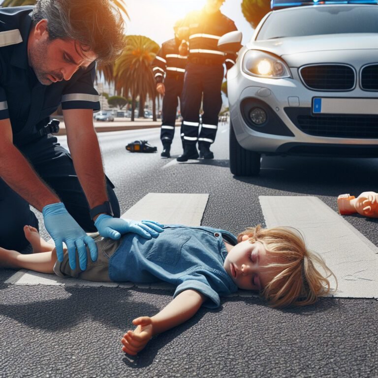 Tragique accident à Cannes : Un enfant de 4 ans renversé par une voiture et le chauffeur interpellé