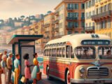 Un bus vintage des années 1960 remis en circulation à Nice : une curiosité !