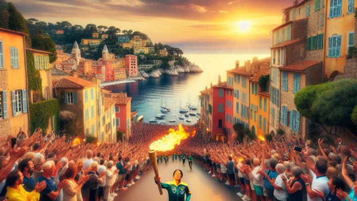 Villefranche-sur-Mer: Ferveur et passion lors de la réception de la flamme olympique