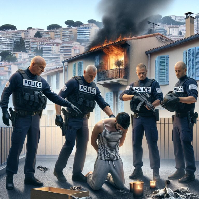 Arrestation d&rsquo;un suspect et identification de trois complices lors de l&rsquo;incendie criminel à Nice lié au trafic de drogue