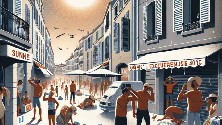 Canicule meurtrière attendue dans le sud-est de la France: températures extrêmes dépassant les 40 degrés dans plusieurs villes
