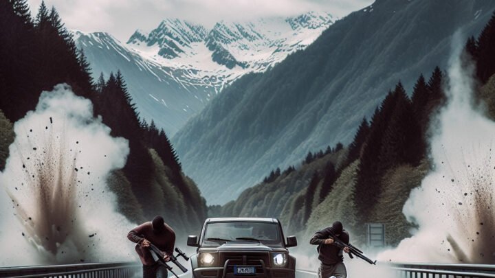 Course-poursuite sur la route de Turin: deux fugitifs après des tirs nourris