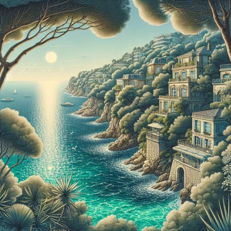 Découvrez la splendeur de Saint-Jean-Cap-Ferrat (06) : villas de luxe, eau turquoise et paysage sauvage