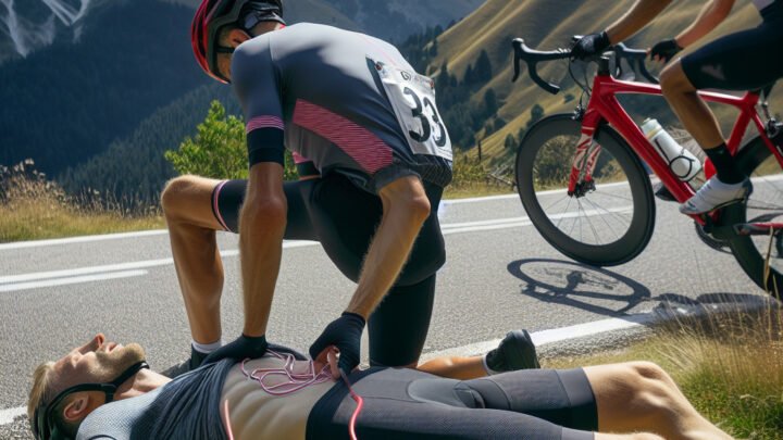 Drame en montagne : Un amateur victime d’un arrêt cardiaque près du col de Turini lors du Tour de France