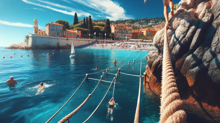 Escalade vers la sécurité: Des cordes installées à Nice pour aider les nageurs à sortir de l’eau