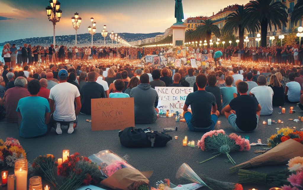 Hommage aux victimes de l’incendie meurtrier à Nice Hommage aux victimes de l’incendie meurtrier à Nice