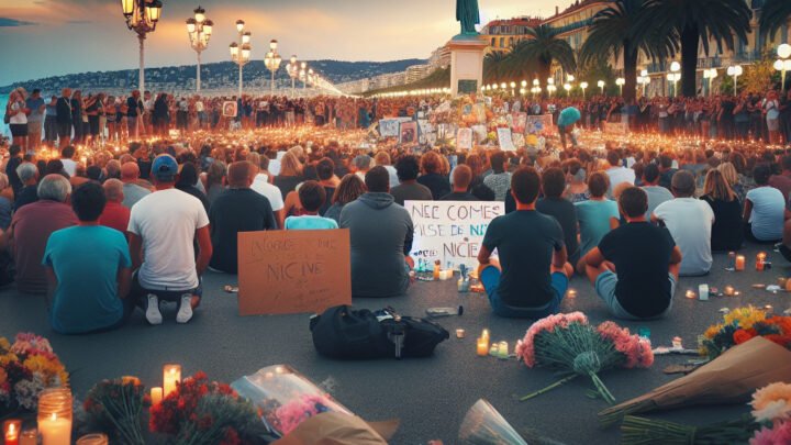Hommage aux victimes de l’incendie meurtrier à Nice