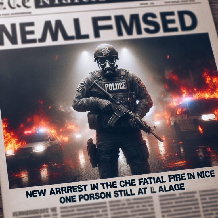 recherchée. 

Le nouveau titre pourrait être: « Nouvel arrestation dans l&rsquo;affaire de l&rsquo;incendie mortel à Nice, une personne toujours en fuite. »