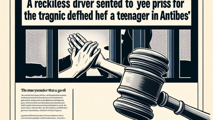 Un chauffard condamné à cinq ans de prison pour la tragique mort d’un adolescent à Antibes
