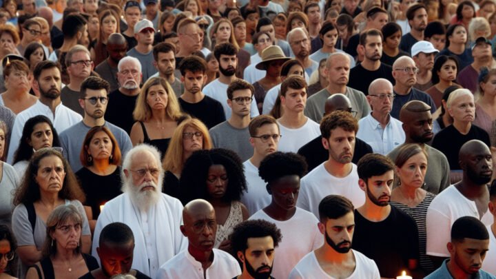 Une foule nombreuse se recueille en mémoire des victimes