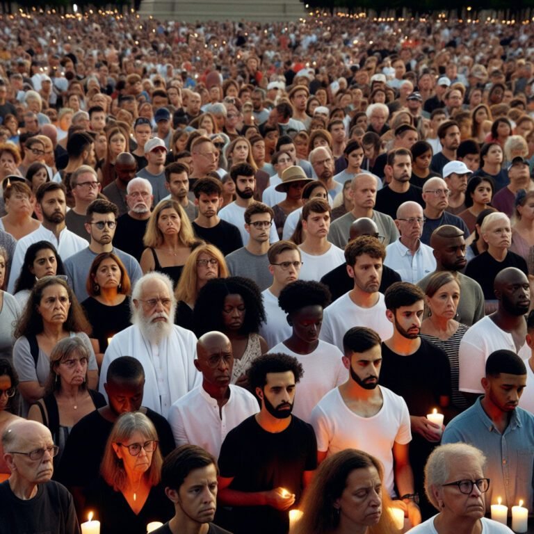 Une foule nombreuse se recueille en mémoire des victimes