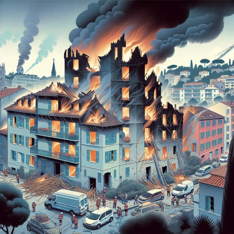 Analyse de l&rsquo;incendie tragique qui a coûté la vie à 7 personnes dans le quartier des Moulins à Nice