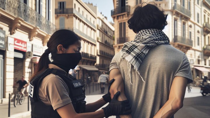 Arrêté et mis en garde à vue à Marseille