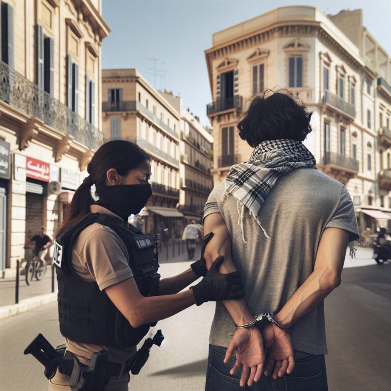 Arrêté et mis en garde à vue à Marseille