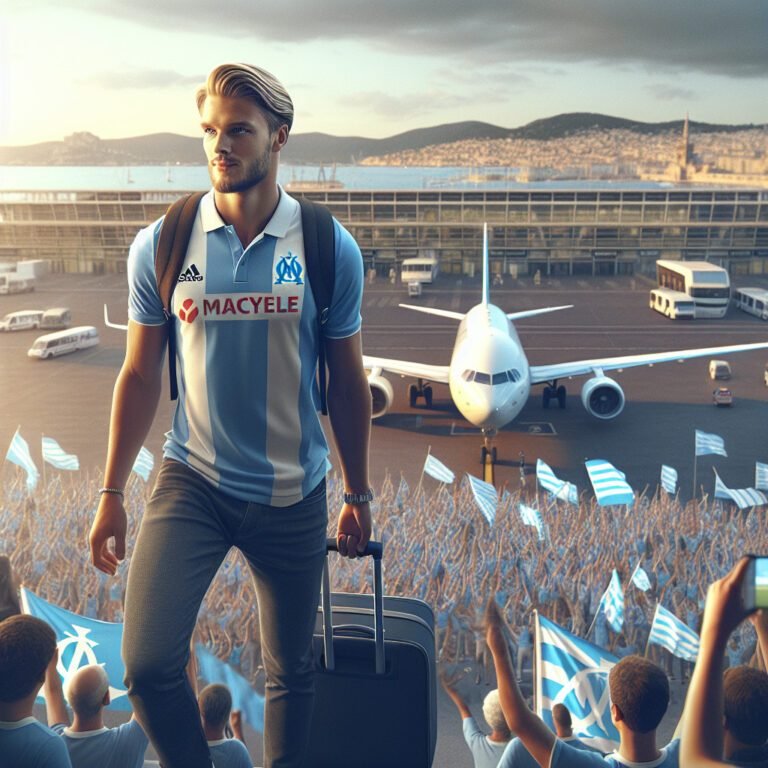 Arrivée de Højbjerg à l&rsquo;OM : le joueur débarque à Marseille