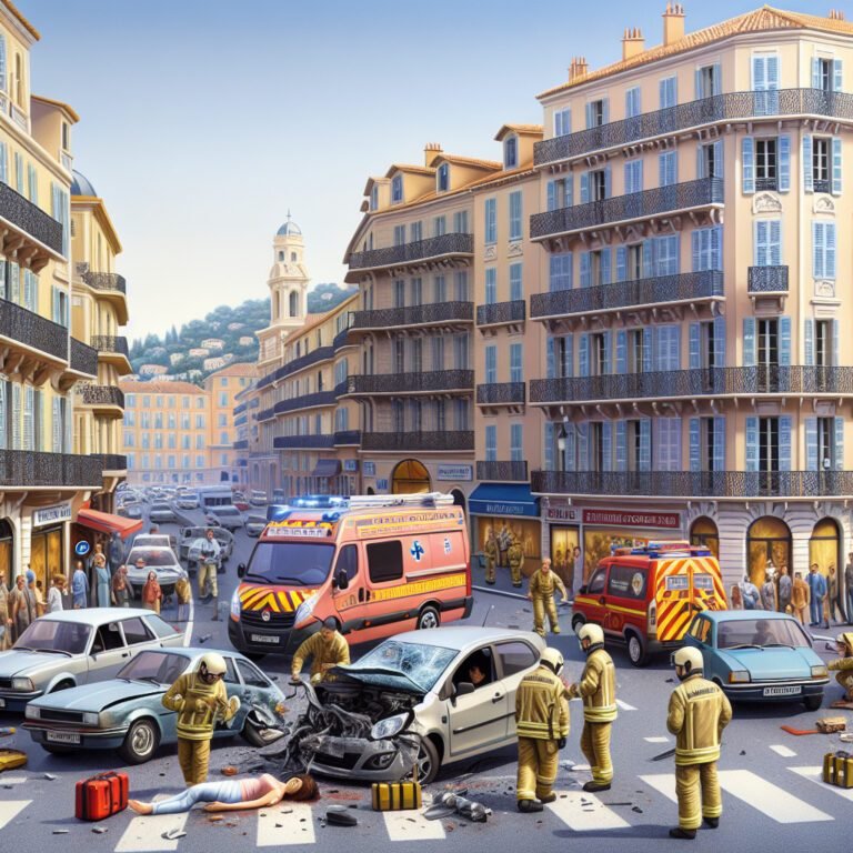blessée dans la collision à Nice