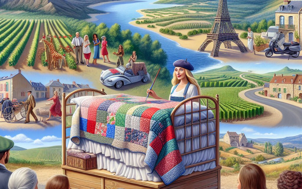 de buzz : une artiste française parcourt la France en poussant un lit » de buzz : une artiste française parcourt la France en poussant un lit »