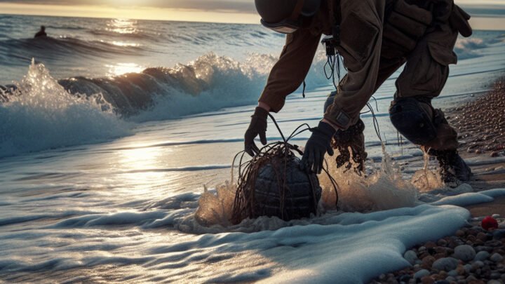 Découverte de vestiges explosifs de la Seconde Guerre mondiale sur une plage