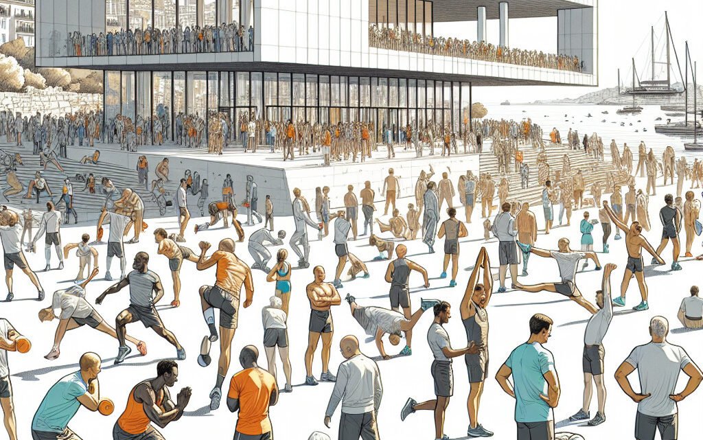 Découverte du quartier général des athlètes français à Marseille pour les JO 2024 Découverte du quartier général des athlètes français à Marseille pour les JO 2024