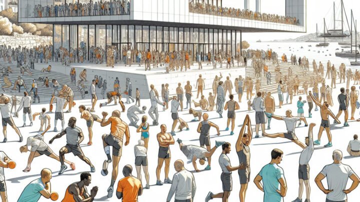 Découverte du quartier général des athlètes français à Marseille pour les JO 2024