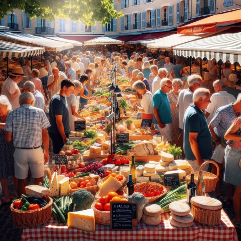 Découvrez le marché estival de Mougins: une ode à la gastronomie locale