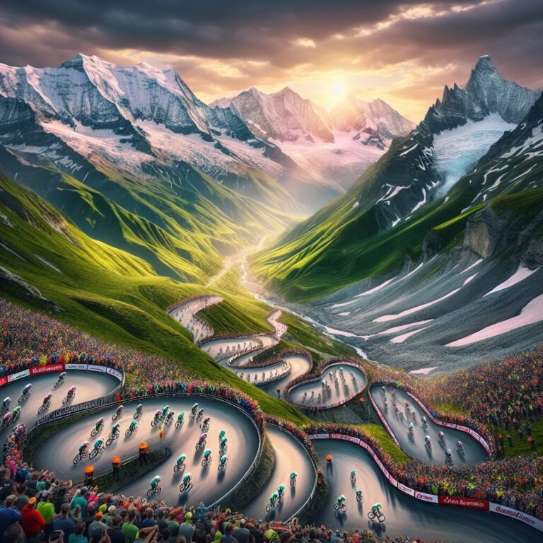 Découvrez le spectacle époustouflant des Alpes lors du Tour de France 2024