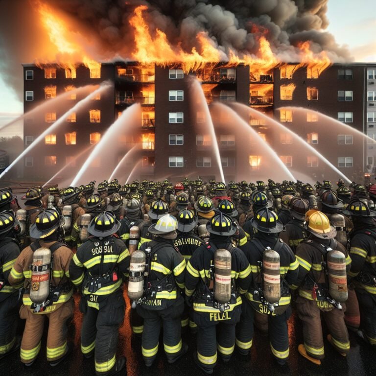 Intervention spectaculaire : 32 sapeurs-pompiers mobilisés pour maîtriser un incendie d&rsquo;appartement