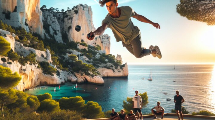 Le défi de Tanguy : le Parkour Pétanque à la calanque de Samena