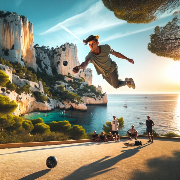 Le défi de Tanguy : le Parkour Pétanque à la calanque de Samena